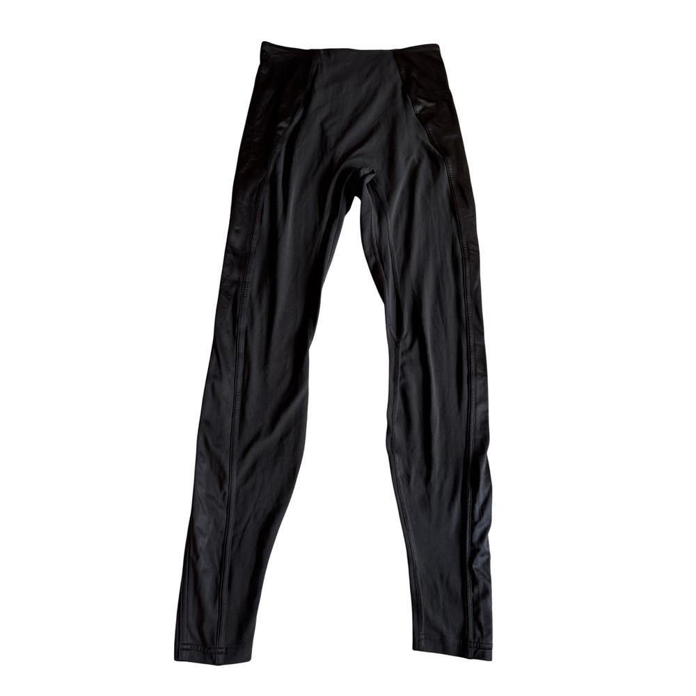 Lululemon Align No Line Nulu 28" Pants Black High Rise Leggings LW5HXOS Size 8